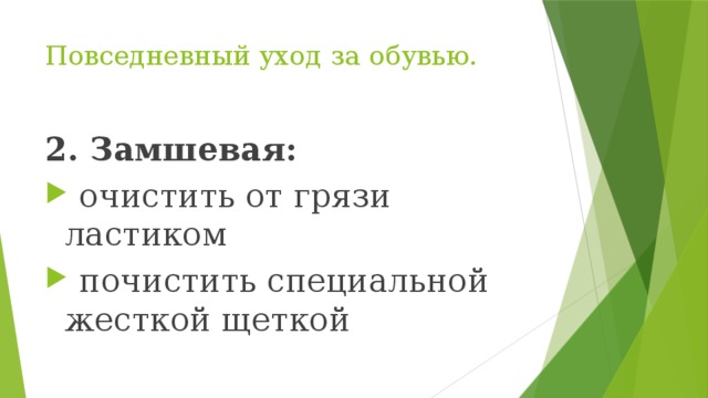 Подготовка обуви к сезонному хранению презентация