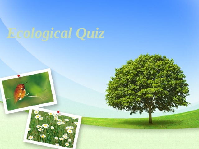 Ecological Quiz  