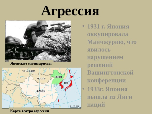 Агрессия японии