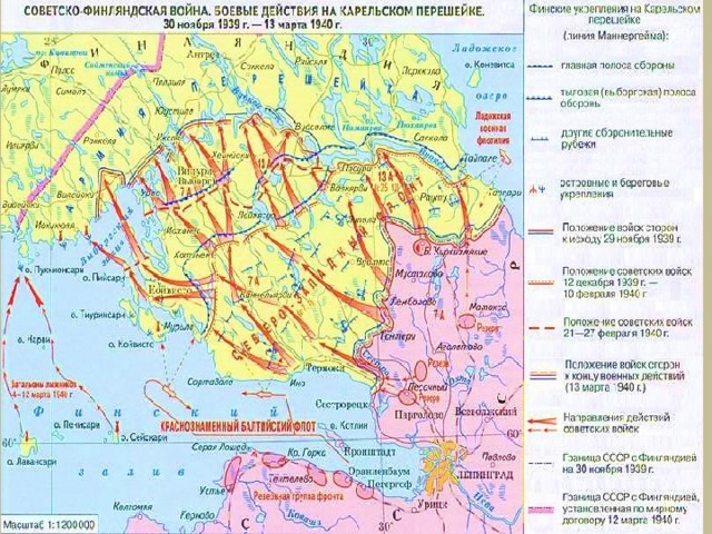 Карта по советско финской войне егэ