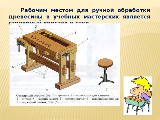 Место для обработки древесины