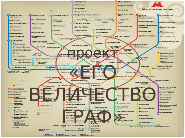 проект  «ЕГО ВЕЛИЧЕСТВО ГРАФ»  