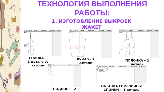 С чего начинается изготовление выкроек