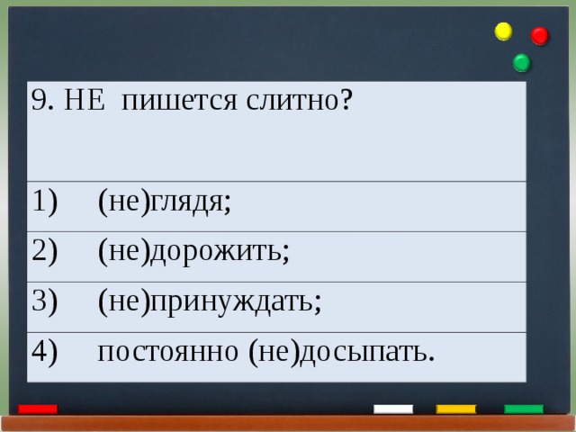 Не глядя как пишется слитно или раздельно. Принуждённо как пишется. Не глядя как пишется. Как пишется слово глядит.