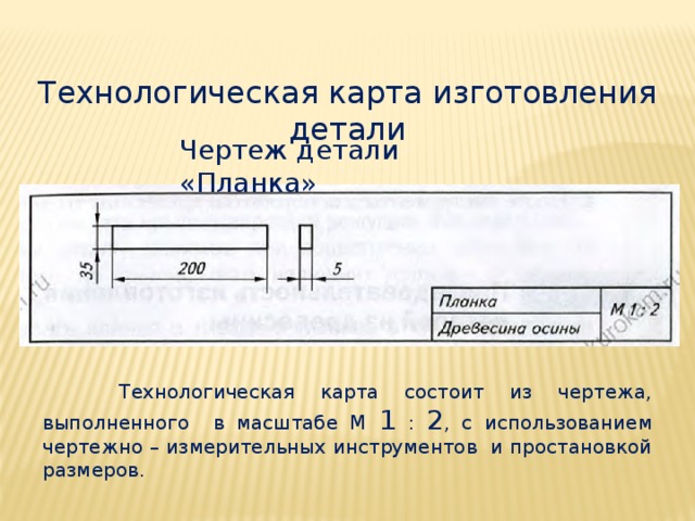 На изготовление 5 деталей