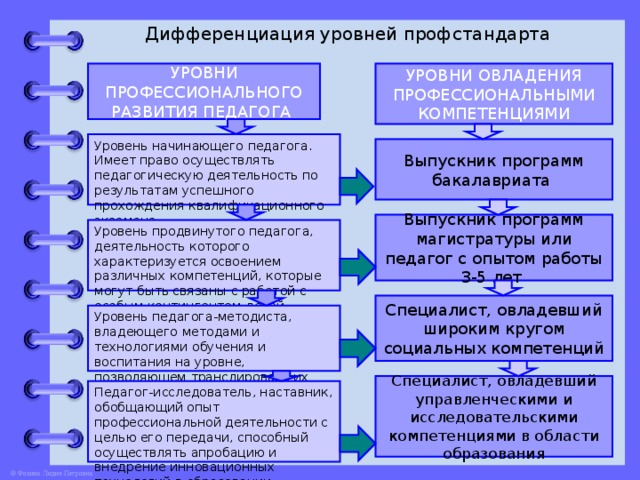 Уровень профессиональных знаний