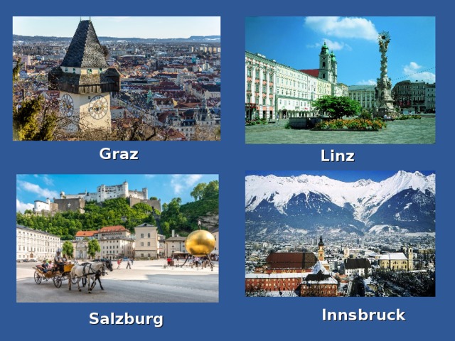 Graz Linz Innsbruck Salzburg