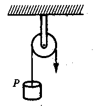 Какую силу f нужно приложить чтобы поднять груз весом р 100 н см рисунок