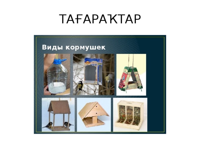ТАҒАРАҠТАР 