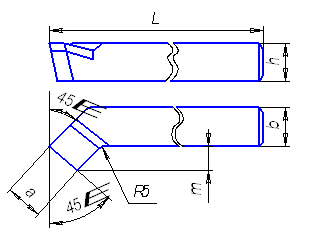 Резец т15к6 чертеж