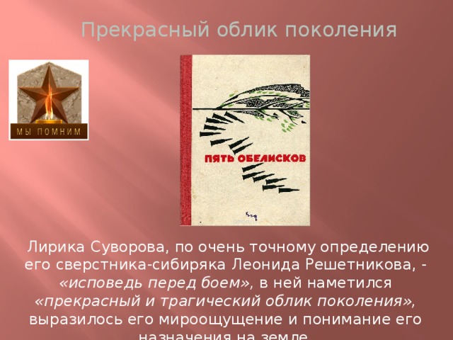 Георгий кузьмич суворов презентация