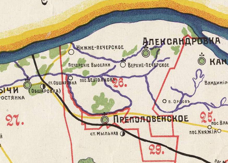 Карта брошенных деревень саратовской области