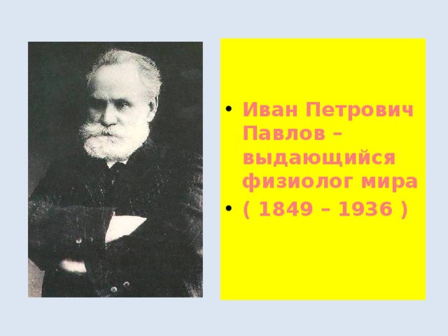 Иван петрович павлов презентация на английском языке