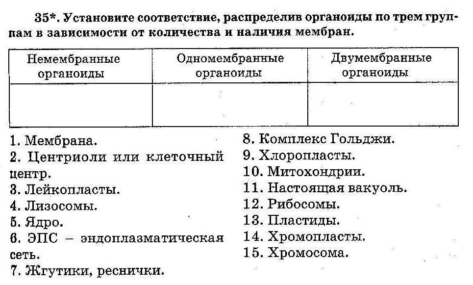 Биология. Тест по теме: "СТРОЕНИЕ КЛЕТКИ"(9 класс) …