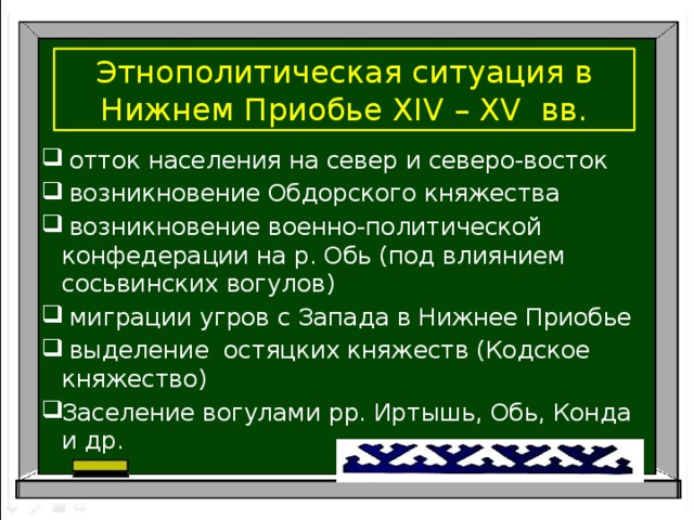 Этнополитическая ситуация в Нижнем Приобье XIV – XV вв.