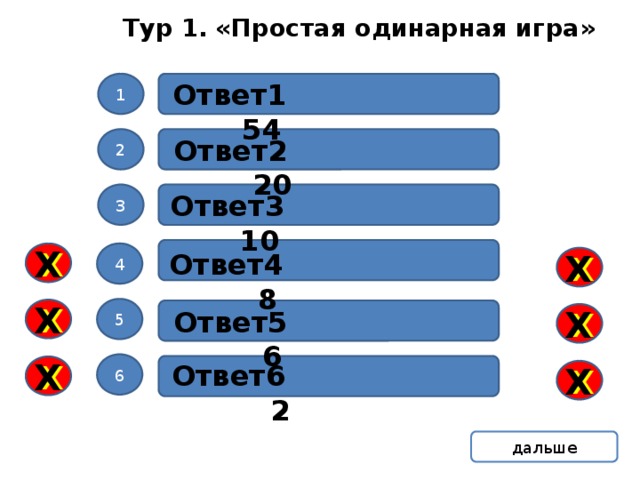 Ответ 20 1 1. 1 Тур простая игра. X÷4=20 ответ. 1 Ответ. Ответы 1 тура.