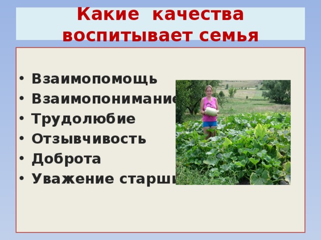 Какие качества воспитываются