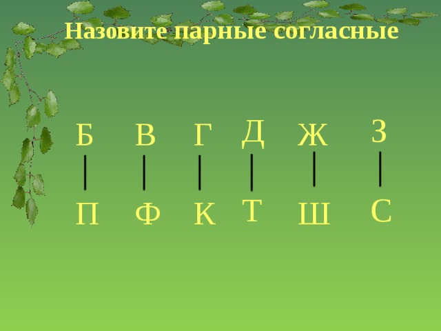 Звонкие и глухие согласные. Как различать звонкие и глухие согласные звуки? - см