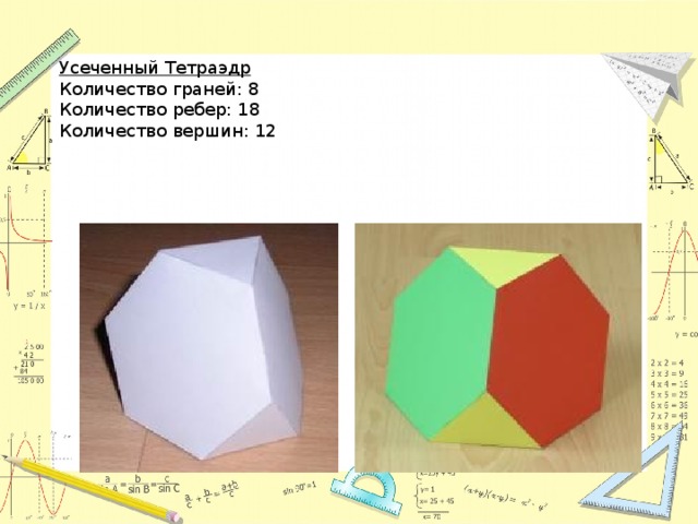 Усеченный тетраэдр схема