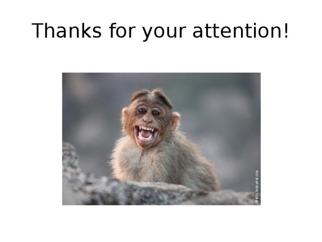 Thanks for your attention! 