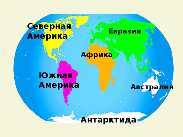 Материки океаны россии. Материки на карте. Материки на глобусе. Материки 2 класс. Название материков земли.