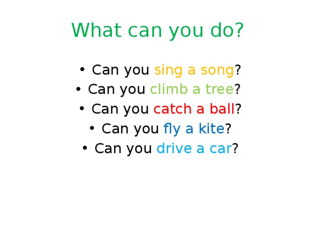 Do you can