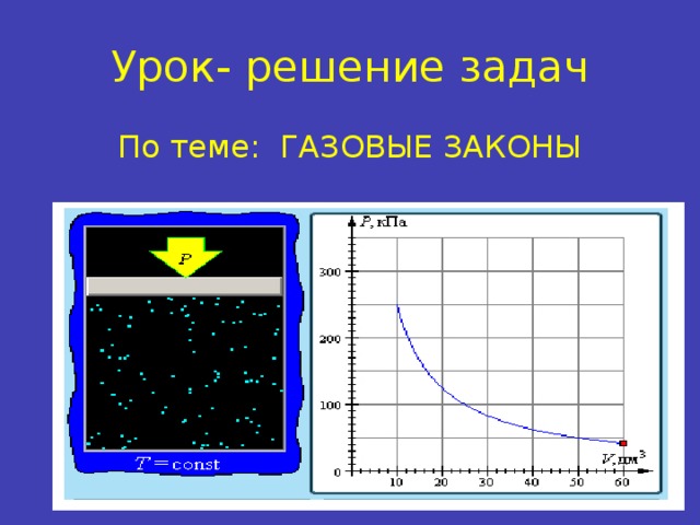 Презентация газовые законы решение задач