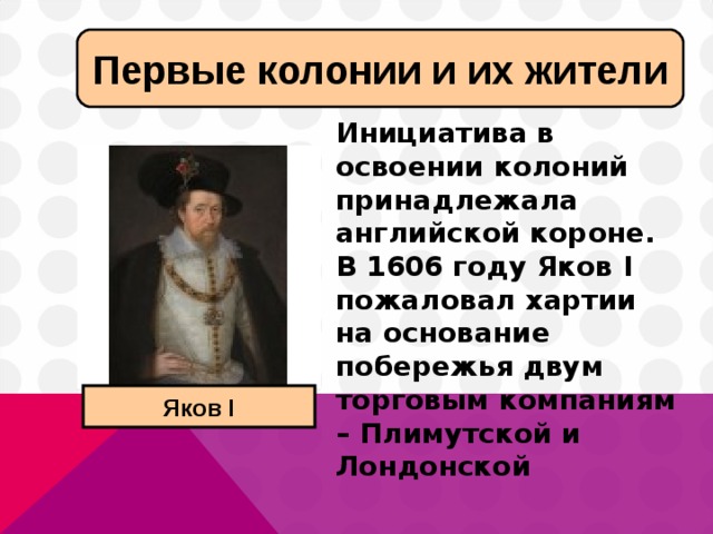 Причины конфликта колоний и английской короной. Английские колонии в Северной Америке 1606 год. Яков 1 итоги правления. Колонии Плимутской и лондонской компаний. Хартия 1606.