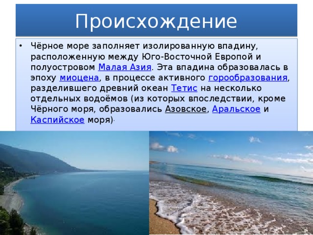 Почему черное море