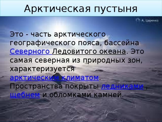 Географическое положение арктических почв