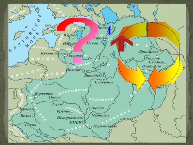 Залесская русь карта