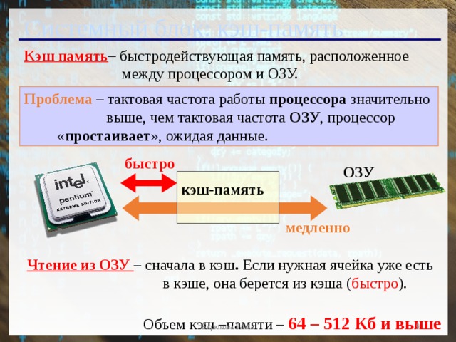 Узнать тактовую частоту процессора и объем оперативной памяти компьютера можно по схеме