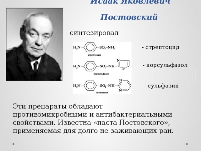 Известные свойства