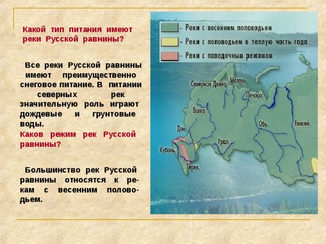 К бассейнам каких океанов относятся реки Русской равнины? Северный Ледовитый океан Бассейн внутреннего стока Атлантический океан Распределите крупнейшие реки Русской равнины в соответствии с бассейнами, к которым они относятся: Волга, Днепр, Северная Двина, Западная Двина (Даугава), Дон, Печора, Мезень, Онега, Нева. 