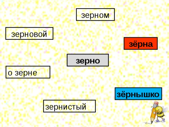 зерном зерновой зёрна зерно о зерне зёрнышко зернистый