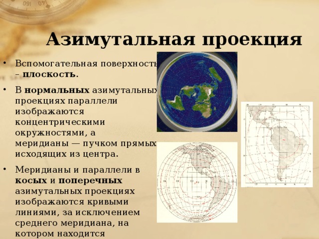 Проекция поверхности земли. Азимутальная проекция параллели. Нормальная азимутальная проекция. Азимутальная проекция карты. Поперечная азимутальная проекция.