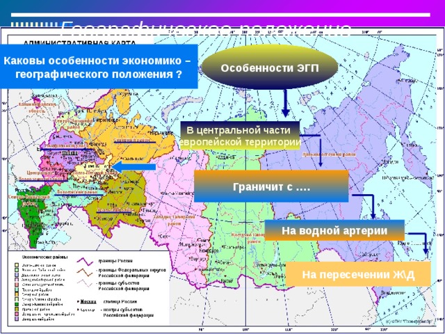 План характеристика экономико географического положения