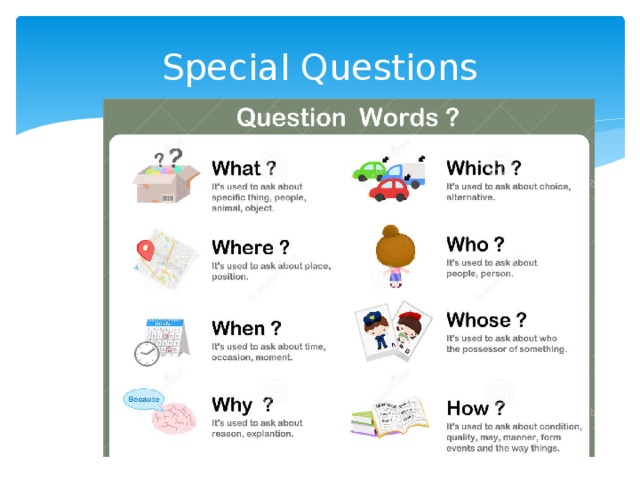 What why and how questions. Special q. Special questions. Special questions примеры. Вопросы Special questions.