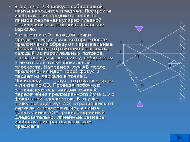 Изображение в тройном фокусе