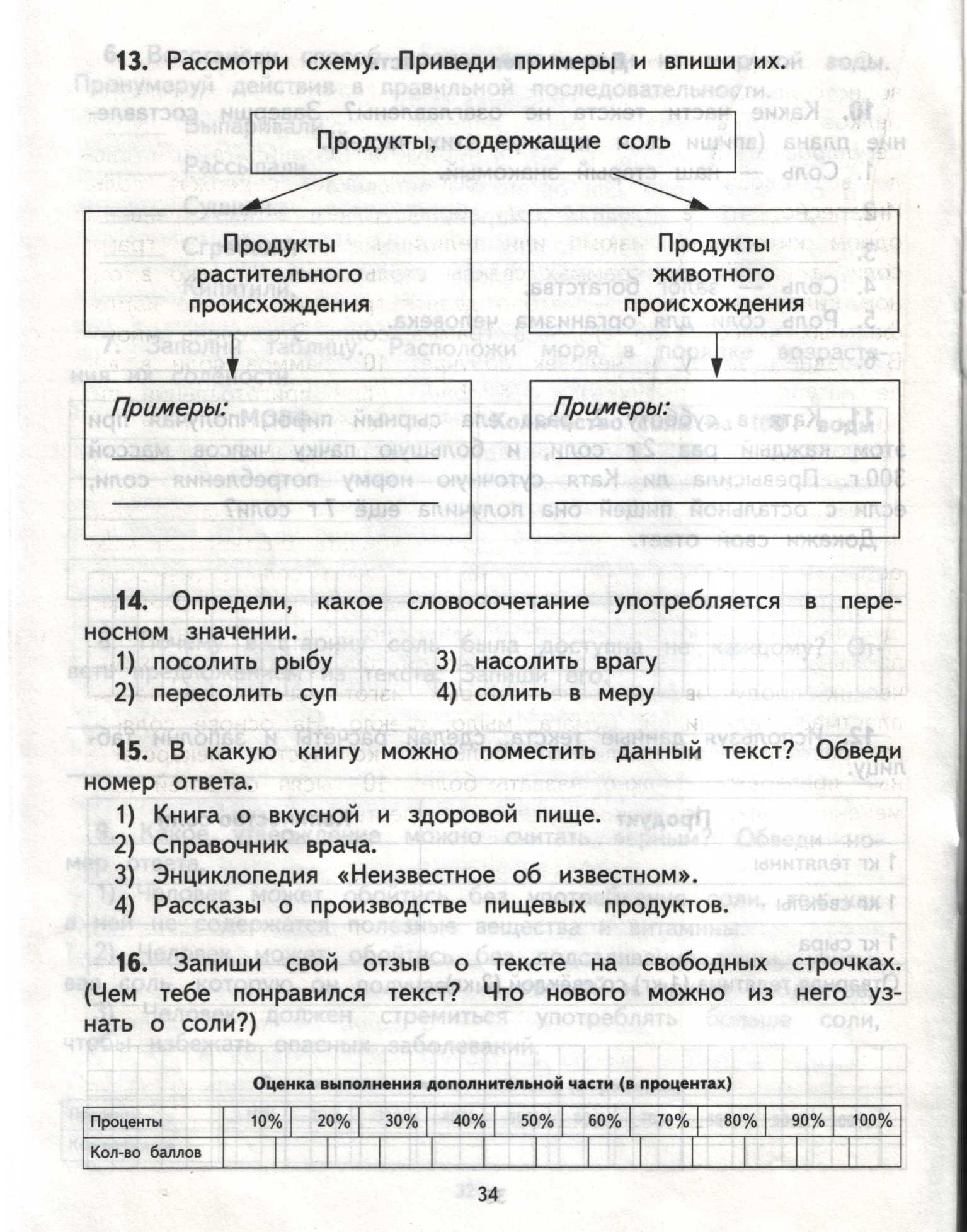 Комплексная работа 3 класс