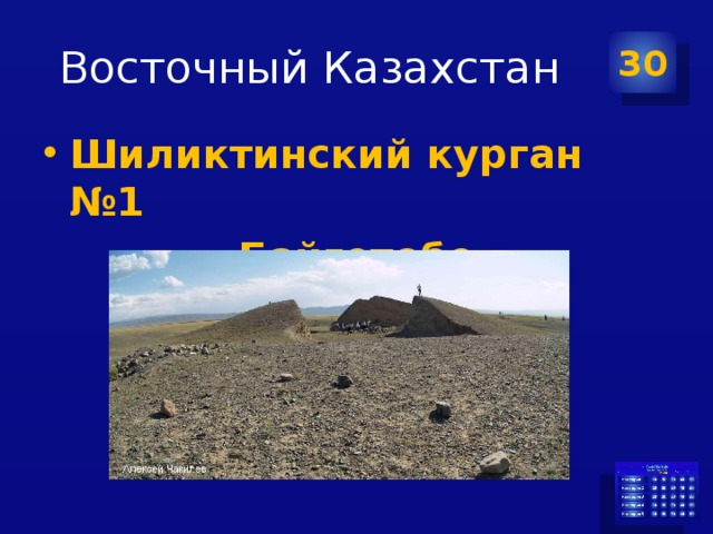 Восточный Казахстан 30 Шиликтинский курган №1 Байгетобе 