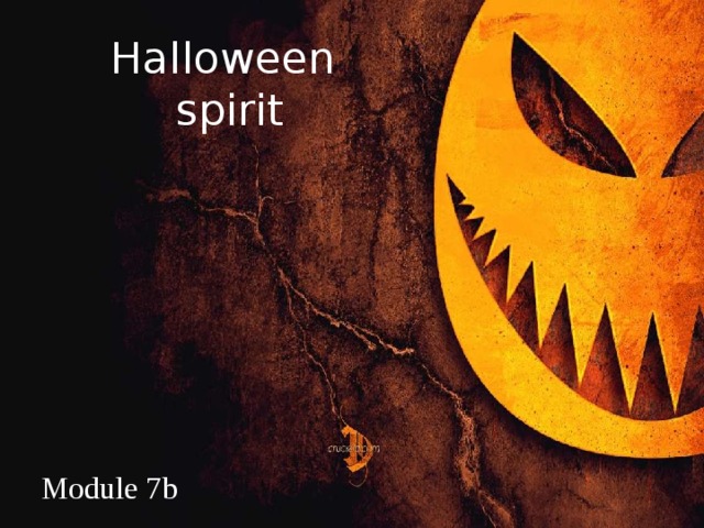Halloween  spirit Module 7b