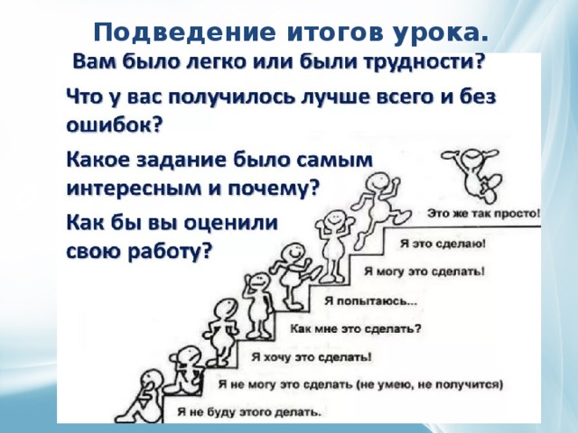 Итоговый урок. Подведение итогов на уроке приемы и методы. Вопросы в конце урока для подведения итогов. Вопросы для подведения итогов презентация. Подведение итогов на урок окружающего мира.