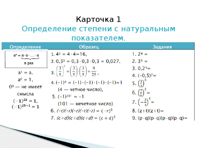 Примеры со степенями 5 класс. Свойства степени с натуральным показателем примеры с решением. Решение свойства степеней с натуральным показателем. Определение степени с натуральным показателем 7 класс примеры. Определение степени с натуральным показателем примеры.