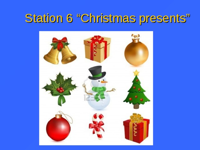 Station 6 “Christmas presents”  