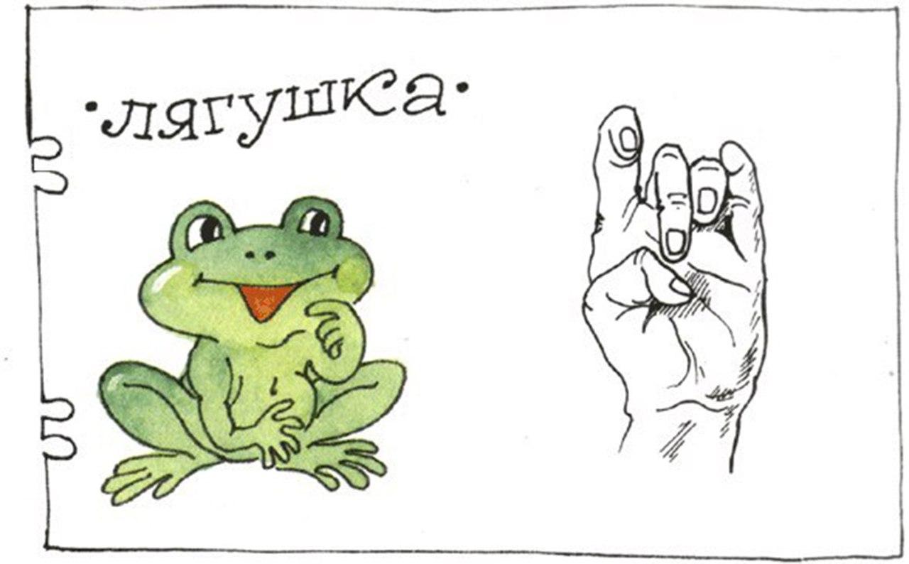 Ребус указательный палец