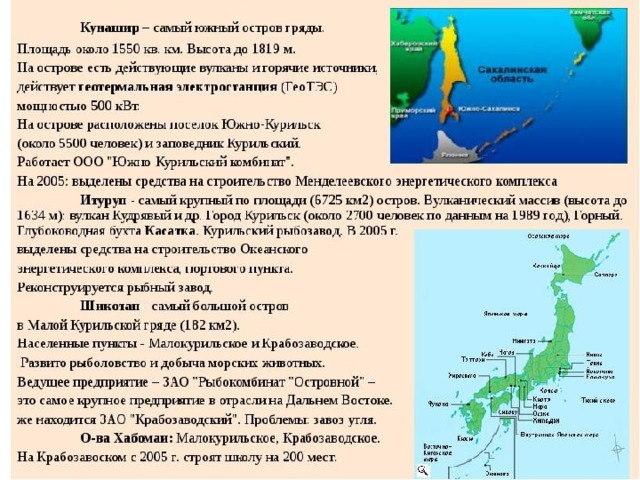 Презентация курильские острова география 8 класс