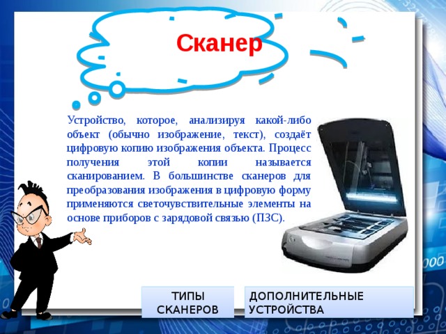 Устройство которое создает цифровую копию изображения объекта что это