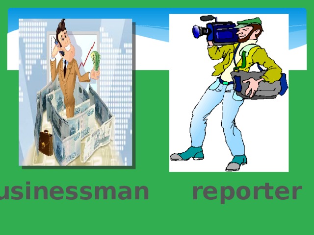 businessman reporter 