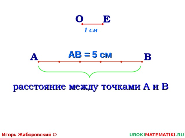 Расстояние а